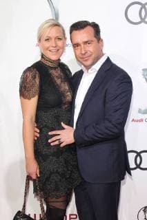 Falk Raudies mit Freundin Andrea Mühlbauer (Ex von Maxi Arlandt) , Audi Generation Award 2017 im Hotel Bayerischer Hof in Muenchen am 13.12.2017