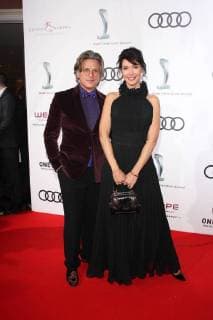 Percy Hoven mit Ehefrau Silvia Laubenbacher, Audi Generation Award 2017 im Hotel Bayerischer Hof in Muenchen am 13.12.2017