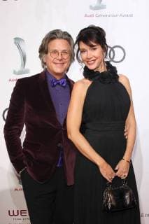 Percy Hoven mit Ehefrau Silvia Laubenbacher, Audi Generation Award 2017 im Hotel Bayerischer Hof in Muenchen am 13.12.2017