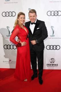 Axel Kahn mit Freundin Sarah Kaeckel, Audi Generation Award 2017 im Hotel Bayerischer Hof in Muenchen am 13.12.2017
