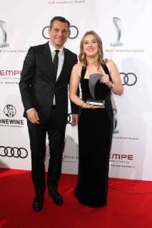 Michael Mronz, Gina Schumacher, Audi Generation Award 2017 im Hotel Bayerischer Hof in Muenchen am 13.12.2017