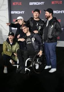 WESTWOOD, CA - DECEMBER 13: Portugal the Man, at Premiere Of Netflix s Bright at The Regency Village Theatre, In Hollywood, California on December 13, 2017. Copyright: xFayexSadoux