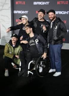 WESTWOOD, CA - DECEMBER 13: Portugal the Man, at Premiere Of Netflix s Bright at The Regency Village Theatre, In Hollywood, California on December 13, 2017. Copyright: xFayexSadoux