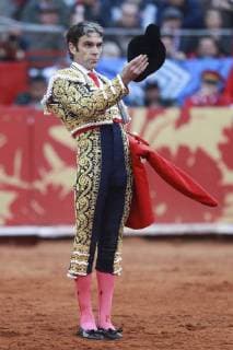 Josa Tomas beim Charity-Stierkampf zugunsten der Erdbebenopfer in der Stierkampfarena La Monumental. Mexiko-Stadt, 13.12.2017 Jose Tomas