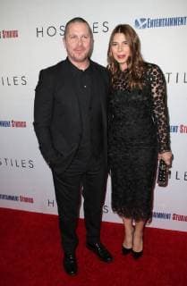BEVERLY HILLS, CA - DECEMBER 14: Christian Bale and Sibi Blazic at the Los Angeles Premiere of Hostiles at the Samuel Goldwyn Theater in Beverly Hills, California on December 14, 2017. Copyright: xFayexSadoux