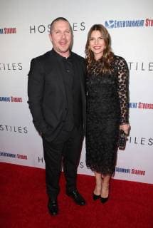BEVERLY HILLS, CA - DECEMBER 14: Christian Bale and Sibi Blazic at the Los Angeles Premiere of Hostiles at the Samuel Goldwyn Theater in Beverly Hills, California on December 14, 2017. Copyright: xFayexSadoux