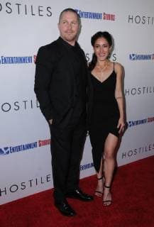 December 14, 2017 - Beverly Hills, CA, U.S. - 14 December 2017 - Beverly Hills, California - Christian Bale, Q orianka Kilcher. Hostiles Los Angeles Premiere held at Samuel Goldwyn Theater in Beverly Hills. Photo Credit: AdMedia Beverly Hills U.S. - ZUMAa123 20171214_zaa_a123_009 Copyright: xBirdiexThompsonx