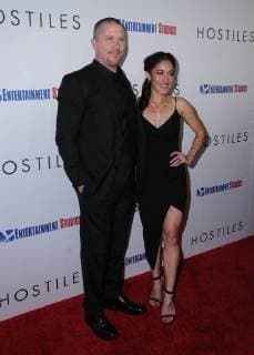December 14, 2017 - Beverly Hills, CA, U.S. - 14 December 2017 - Beverly Hills, California - Christian Bale, Q orianka Kilcher. Hostiles Los Angeles Premiere held at Samuel Goldwyn Theater in Beverly Hills. Photo Credit: AdMedia Beverly Hills U.S. - ZUMAa123 20171214_zaa_a123_010 Copyright: xBirdiexThompsonx