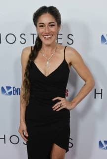 Cast member Q orianka Kilcher attends the premiere of the motion picture western Hostiles at the Academy of Motion Picture Arts & Sciences in Beverly Hills, California on December 14, 2017. Storyline: In 1892, a legendary Army captain reluctantly agrees to escort a Cheyenne chief and his family through dangerous territory.  LAP2017121415 JIMxRUYMEN