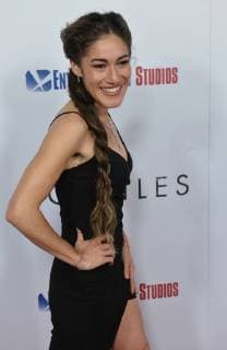Cast member Q orianka Kilcher attends the premiere of the motion picture western Hostiles at the Academy of Motion Picture Arts & Sciences in Beverly Hills, California on December 14, 2017. Storyline: In 1892, a legendary Army captain reluctantly agrees to escort a Cheyenne chief and his family through dangerous territory.  LAP2017121416 JIMxRUYMEN