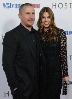 Cast member Christian Bale and his wife Sibi Blazic attend the premiere of the motion picture western Hostiles at the Academy of Motion Picture Arts & Sciences in Beverly Hills, California on December 14, 2017. Storyline: In 1892, a legendary Army captain reluctantly agrees to escort a Cheyenne chief and his family through dangerous territory.  LAP2017121428 JIMxRUYMEN