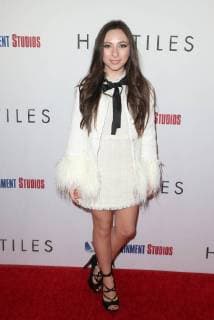 BEVERLY HILLS, CA - DECEMBER 14: Ava Cantrell, at Premiere Of Entertainment Studios Motion Pictures Hostiles at Samuel Goldwyn Theater, In Beverly Hills, California on December 14, 2017. Copyright: xFayexSadoux