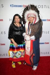 BEVERLY HILLS, CA - DECEMBER 14: Lynette Two Bulls, Chief Phillip Whiteman Jr., at Premiere Of Entertainment Studios Motion Pictures Hostiles at Samuel Goldwyn Theater, In Beverly Hills, California on December 14, 2017. Copyright: xFayexSadoux