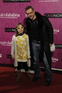 Estreno de la obra de teatro Casi Normales en Madrid. (Photo: Jose Cuesta 261 Cordon Press). Juanma Bajo Ulloa y Mafalda. Cordon Press  J.xLuisxCuesta