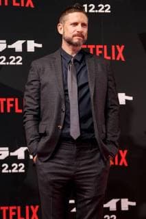 Director David Ayer poses for the cameras during the Japan premiere for his movie Bright on December 19, 2017, Tokyo, Japan. Ayer, alongside, Will Smith, actress Noomi Rapace and actor Joel Edgerton, received a warm welcome from the Japanese fans at the event. The film will be released globally on Netflix on December 22.  (gxta_brightjp022)
