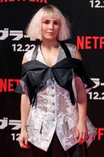 Actress Noomi Rapace poses for the cameras during the Japan premiere for her movie Bright on December 19, 2017, Tokyo, Japan. Rapace, alongside actor Will Smith, Joel Edgerton and director David Ayer, received a warm welcome from the Japanese fans at the event. The film will be released globally on Netflix on December 22. (gxta_brightjp032)