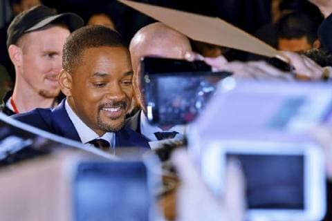 Will Smith bei der Premiere des Netflix-Spielfilms Bright in Roppongi Hills. Tokio, 19.12.2017