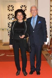 Hannover, 19.12.2017, HCC, Verleihung Leibniz Ring an Hans Georg Näder, Chef des Medizintechnik- und Prothesenherstellers Otto Bock aus Duderstadt (Kreis Göttingen), Prof. Dr. Madjid Samii mit seiner Frau Mahshid ,