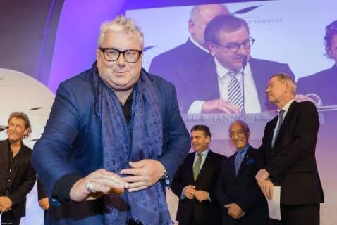 Hannover, 19.12.2017, HCC, Verleihung Leibniz Ring an Hans Georg Näder, Chef des Medizintechnik- und Prothesenherstellers Otto Bock aus Duderstadt (Kreis Göttingen),