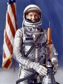 November 8, 2017 - Houston, United States - Official portrait of NASA Mercury-Atlas 9 Faith 7 spacecraft mission prime crew astronaut L. Gordon Cooper at the Johnson Space Center May 1, 1963 in Houston, Texas. Houston United States - ZUMAp138 20171108_zaa_p138_048 Copyright: xNasax