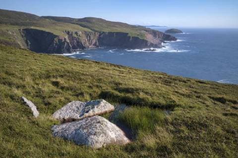 Cliffs, Arranmore Island, County Donegal, Ulster, Republic of Ireland, Europe Copyright: CarstenxKrieger 1240-237