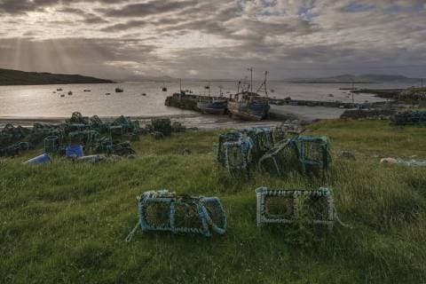 Rossillion Bay, Arranmore Island, County Donegal, Ulster, Republic of Ireland, Europe Copyright: CarstenxKrieger 1240-245