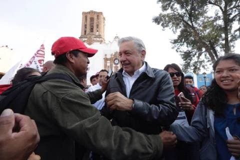 December 22, 2017 - EUM20171222POL14.JPG.ZIMAPÃN, Hgo. PoliticsPolitica-Morena.- El precandidato a la Presidencia de Mexico por Morena, Andres Manuel Lopez Obrador, visita el municipio para realizar un acto proselitista, 22 de diciembre de 2017. Foto: Agencia EL UNIVERSALLuis CortesJMA.  - ZUMAu78_ 20171222_zaf_u78_072 Copyright: xElxUniversalx