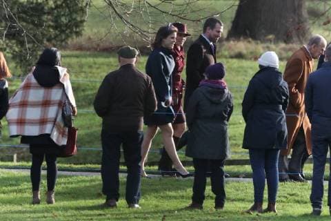 . 24 12 2017. Sandringham , United Kingdom. Royals arriving for a church service at Sandringham in Norfolk, United Kingdom.  xStephenxLockx xi-Imagesx IIM-16654-0008