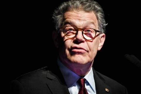 December 28, 2017 - Minneapolis, Minnesota, USA - Sen. Al Franken speaks to friends and supporters on Thursday, Dec. 28, 2017, in Minneapolis, as he makes his first public appearance in Minnesota since announcing he was going to resign after numerous women accused him of sexual harassment. He steps down January 2, 2018. Minneapolis USA - ZUMAm67_ 20171228_zaf_m67_072 Copyright: xGlenxStubbex