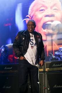 USA: 2017 Wall Street Rocks NEW YORK, NY - NOVEMBER 29: Musician Sam Moore performs at America Salutes You and Wall Street Rocks Presents Guitar Legends For Heroes at Terminal 5 on November 29, 2017 in New York City. New York New York United States  DebbyxWong