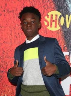 LOS ANGELES, CA - January 3: Alex Hibbert, at 29th Premiere Of Showtime s The Chi at The Downtown Independent in Los Angeles, California on January 3, 2018. Copyright: xFayexSadoux