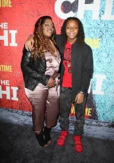 LOS ANGELES, CA - January 3: Michael Epps, Mother, at 29th Premiere Of Showtime s The Chi at The Downtown Independent in Los Angeles, California on January 3, 2018. Copyright: xFayexSadoux