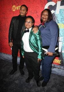 LOS ANGELES, CA - January 3: Cory Hardrict, Shamon Brown, Guest, Yolonda Ross, at 29th Premiere Of Showtime s The Chi at The Downtown Independent in Los Angeles, California on January 3, 2018. Copyright: xFayexSadoux