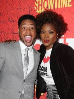 LOS ANGELES, CA - January 3: Jacob Latimore, Yolonda Ross, at 29th Premiere Of Showtime s The Chi at The Downtown Independent in Los Angeles, California on January 3, 2018. Copyright: xFayexSadoux