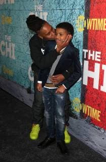 LOS ANGELES, CA - January 3: Lena Waithe, Lonnie Chavis, at 29th Premiere Of Showtime s The Chi at The Downtown Independent in Los Angeles, California on January 3, 2018. Copyright: xFayexSadoux