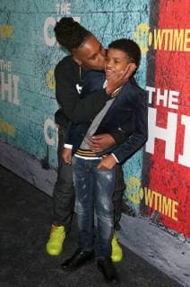 LOS ANGELES, CA - January 3: Lena Waithe, Lonnie Chavis, at 29th Premiere Of Showtime s The Chi at The Downtown Independent in Los Angeles, California on January 3, 2018. Copyright: xFayexSadoux