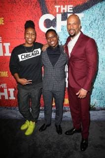 Lena Waithe, Jason Mitchell und Common bei der The Chi (Showtime) Serien Premiere am 3.01.2018 in Los Angeles Showtime s The Chi TV Series Los Angeles Premiere in Los Angeles, 2018