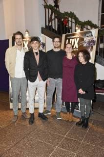 Tilman Strauss, Franz Rogowski, Daniel Wild, Kristin Suckow und Eva Weissenborn bei der Premiere des Kinofilms Lux - Krieger des Lichts im Filmtheater am Friedrichshain. Berlin, 04.01.2018