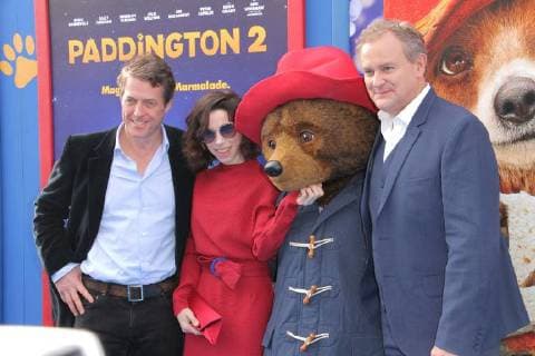 Hugh Grant, Sally Hawkins, Paddington, Hugh Bonneville at the Premiere of Warner Bros Paddington 2 held at the Regency Village Theatre in Westwood, CA, January 6, 2018. Photo by Joseph Martinez PictureLux Los Angeles CA USA  Copyright: xJosephxMartinezx 33506_072JM