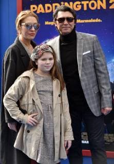 Lou Diamond Phillips (R), his wife Yvonne Boismier Phillips and their daughter Indigo Sanara attend the premiere of Paddington 2 at the Regency Village Theatre in Los Angeles, California on January 6, 2018.  LAP20180106926 CHRISTINExCHEW