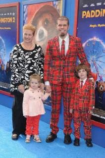 January 6, 2018 - Los Angeles, California, United States - January 6th 2018 - Los Angeles, California USA - Journalist PEREZ HILTON, TERESITA LAVANDEIRA and children MIA ALMA LAVANDEIRA, MARIO ARMANDO LAVANDEIRA at Paddington 2 Premiere held at the Regency Village Theater, Westwood, CA. Los Angeles United States - ZUMAf05_ 20180106_zaf_f05_065 Copyright: xPaulxFentonx