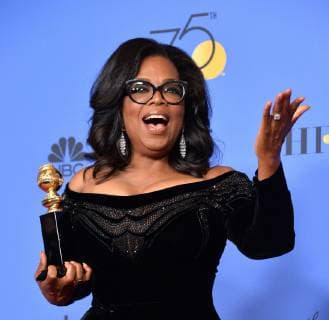 Themen der Woche Bilder des Tages Oprah Winfrey, recipient of the Cecil B. DeMille Award appears backstage during the 75th annual Golden Globe Awards at the Beverly Hilton Hotel in Beverly Hills, California on January 7, 2018.  LAP20180107504 JIMxRUYMEN