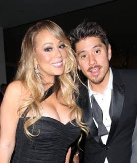 BEVERLY HILLS, CA - JANUARY 7: Mariah Carey, Bryan Tanaka, at 75th Annual Golden Globe Awards_Roaming at The Beverly Hilton Hotel in Beverly Hills, California on January 7, 2018. Copyright: xFayexSadoux
