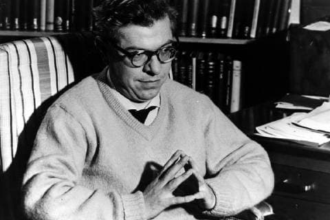 PROFESSOR FRED HOYLE ASTRONOMER IN LONDON ; 9 APRIL 1963, Copyright: Topfoto  UnitedArchivesIPU454468