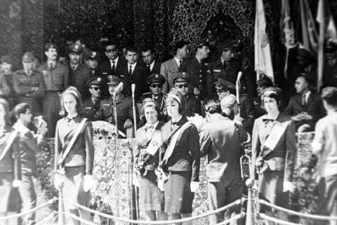 INDEPENDENCE ARMED FORCES CELEBRATE IN DAMASCUS, SYRIAN PARADE ; 18 APRIL 1963, Copyright: Topfoto  UnitedArchivesIPU454989