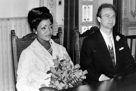 ERWIN ANDREAS JECKEL AND GRACE BUMBRY WEDDING IN LUGANO ; 6 JULY 1963, Copyright: Topfoto  UnitedArchivesIPU459862