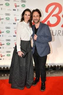 Katrin Wrobel und Falk Willy Wild bei der Verleihung vom B.Z.-Kulturpreis am 9.01.2018 in Berlin B.Z. Kulturpreis 2018 in Berlin