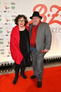 Walter Plathe und Maria Marley bei der Verleihung vom B.Z.-Kulturpreis am 9.01.2018 in Berlin B.Z. Kulturpreis 2018 in Berlin