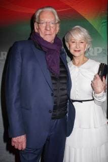 Donald Sutherland und Helen Mirren, die beiden Schauspieler bei der The Leisure Seeker Film Premiere am 9.01.2018 in Los Angeles The Leisure Seeker Filmpremiere in Los Angeles, 2018