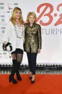 Nanna Kuckuck und Tini Gräfin Rothkirch beim 27. B.Z. Kulturpreis 2018 in der Volksbühne. Berlin, 09.01.2018